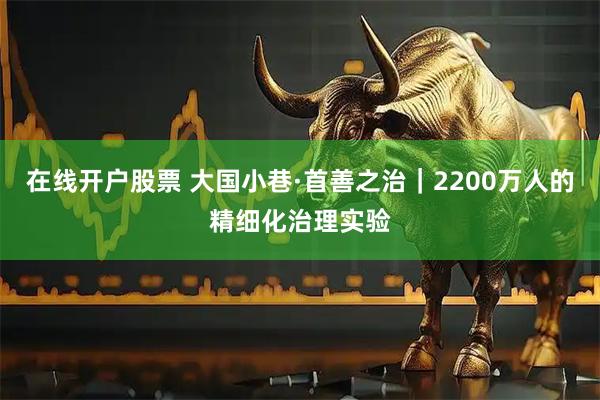 在线开户股票 大国小巷·首善之治｜2200万人的精细化治理实验